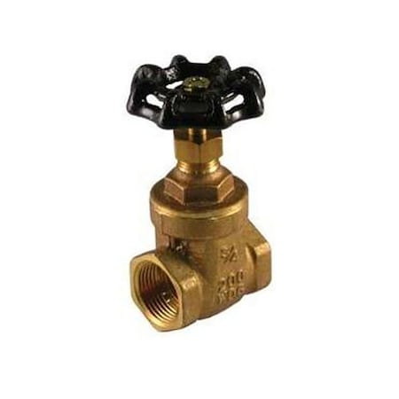 1/2 Inch IPS Brass Gate Valve